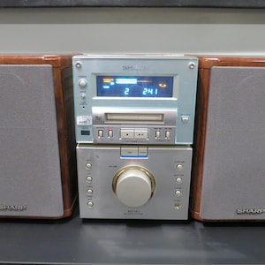 Vintage Sharp MD-M3 Micro Stereo System: Mini Disc & CD Player - Etsy