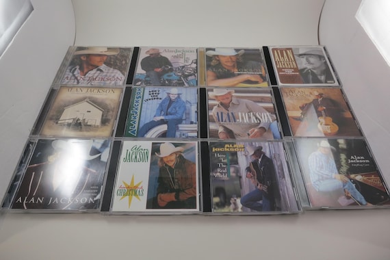 12 Vintage Alan Jackson CD Collection Drive Don't Rock Jukebox Greatest Hits Many More