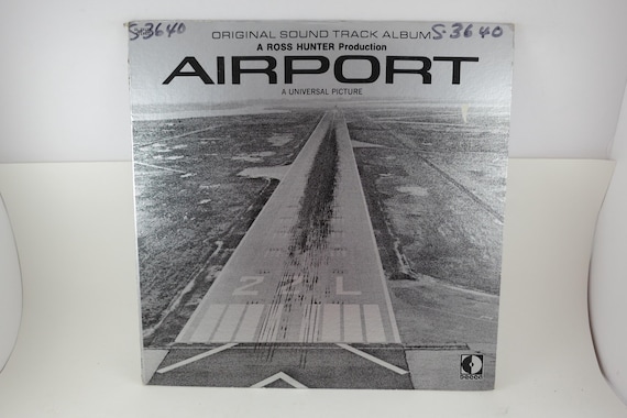 Vintage 1970 Airport Vinyl LP Record: Original Motion Picture Soundtrack