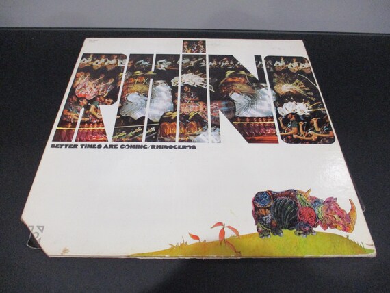 Vintage 1970 Vinyl LP Record Rhinoceros Better Times Are Coming Hard Blues Rock Excellent Condition 64685