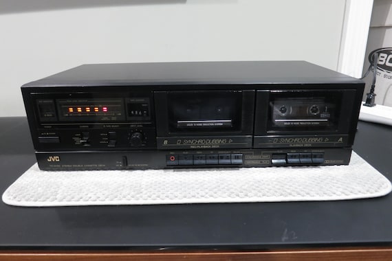 JVC Stereo Double Cassette Deck Model TD-W106 Synchro Dubbing