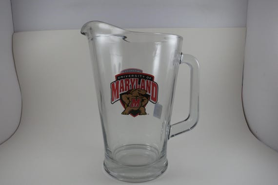 Maryland Terrapins NCAA 64 Ounce Beer Pitcher D Handle with Spout Official Product