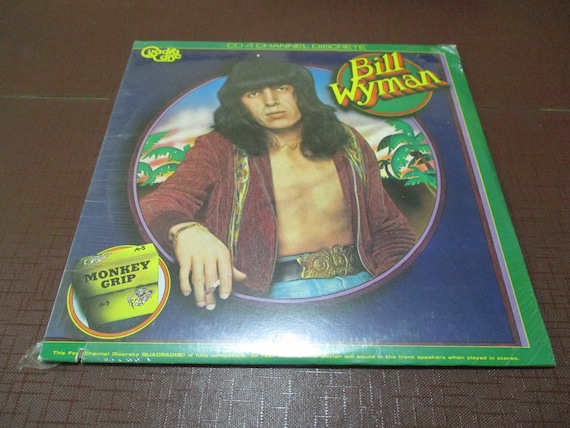 Vintage 1974 Vinyl LP Record Monkey Grip Bill Wyman Quadra Disc CD4 MINT Condition Still Factory Sealed In Shrink 50732