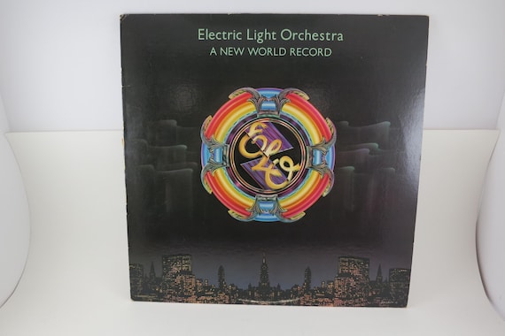 Vintage 1978 ELO Vinyl Record: Electric Light Orchestra - A New World Record