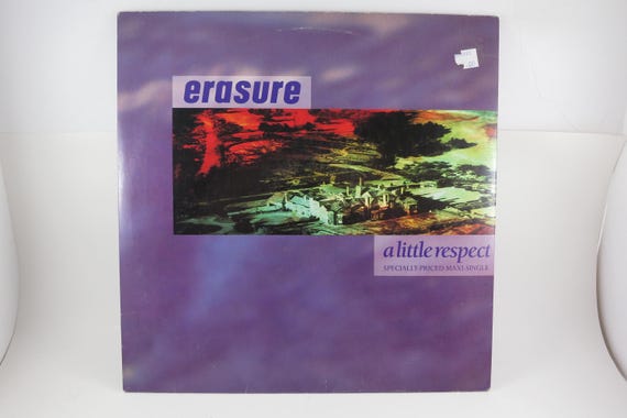 Vintage 1988 Vinyl EP Record Erasure A Little Respect EX
