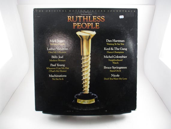 Vintage 1986 Vinyl LP Record Ruthless People Original Motion Picture Soundtrack Excellent Condition 69540