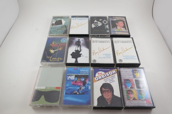 Vintage 1980's Roy Orbison Cassette Tapes Excellent Condition Greatest Hits Oh Pretty Woman Mystery Girl Sold Individually
