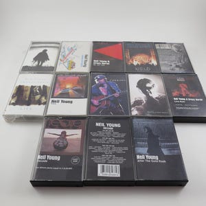 Vintage Neil Young Cassette Tapes: 1980s Music Collection