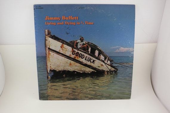 1980 Vinyl LP Record Jimmy Buffett Living and Dying in 3/4 Time VG