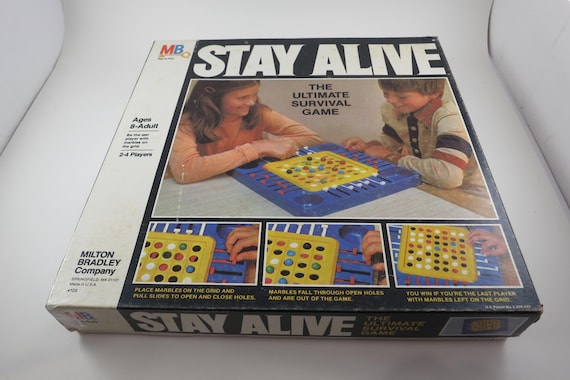 Vintage 1978 Milton Bradley Board Game Stay Alive The Ultimate Survival Game 100 Percent Complete