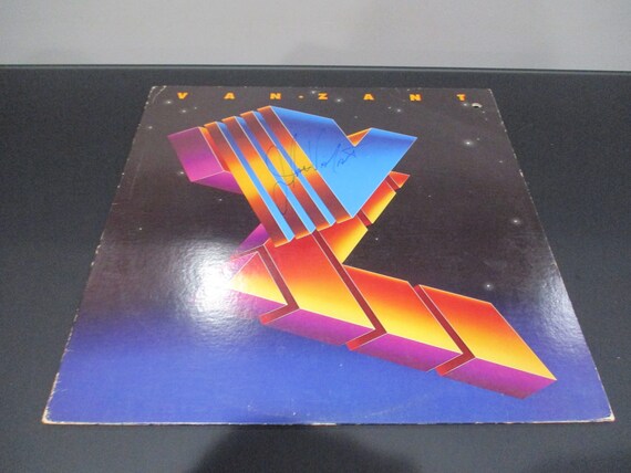 Vintage 1985 Van-Zant LP Record Signed by Johnny Van Zant