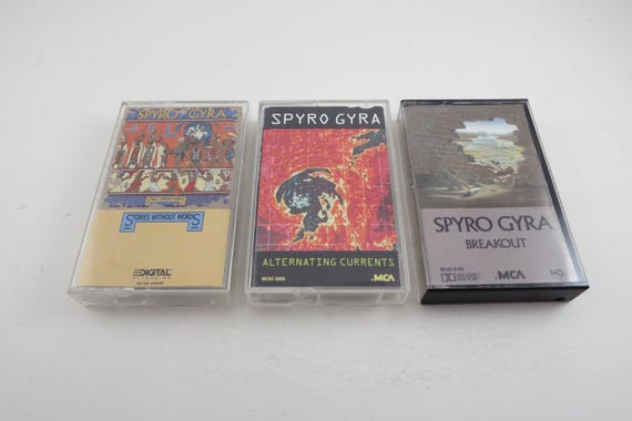 Vintage 1980's Spyro Gyra Cassette Tapes Alternating Currents Breakout Stories Without Words Sold Individually