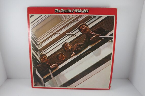 Vintage 1973 Vinyl LP Record Set The Beatles 1962-1966 Red Album Excellent Condition 71153
