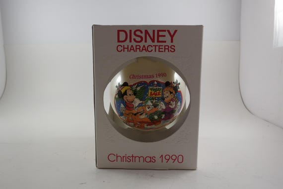 Vintage 1990 Disney Characters Walt Disney Trees For Sale Christmas Ornament Ball In Original Box