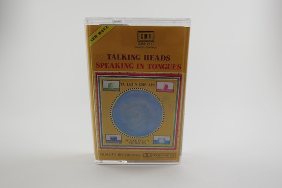 Vintage 1983 Cassette Speaking In Tongues Talking Heads Rare Italian Pressing Excellent Condition