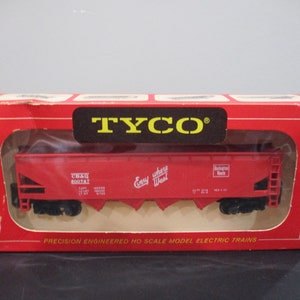 Tyco Trains HO Scale T344B 249 Burlington Hopper Car in Original Box