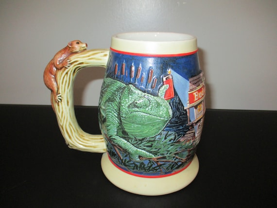 Vintage 1999 Budweiser Ferret Takes Center Stage Stein CS422 Mint Condition