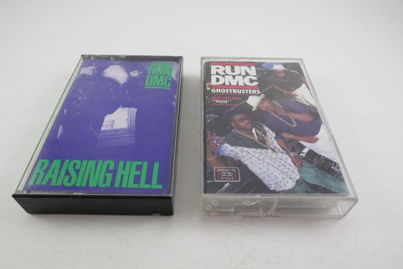 Vintage 1980's/90's Run DMC Cassette Tapes Tougher Than Leather Raising Hell Ghostbusters Sold Individually