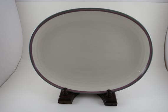 Vintage Pfaltzgraff Juniper Pattern 12 Inch Oval Serving Platter