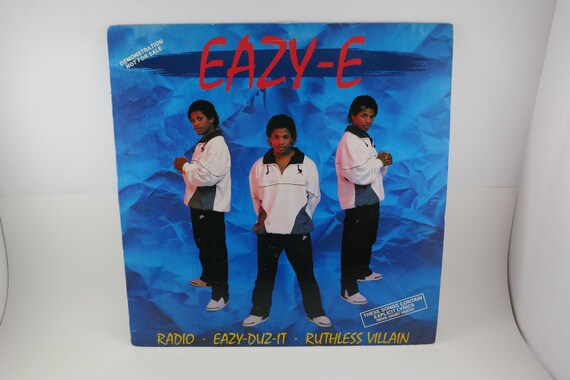 Vintage 1988 Vinyl EP Record Radio Eazy Duz It Ruthless Villan Eazy E Excellent Plus Condition Promo Copy 71414