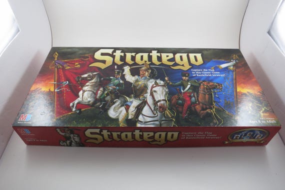 Vintage 1996 Milton Bradley Board Game Stratego Fascinating Two Handed Strategy Game