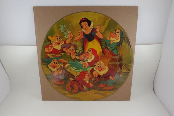 1980 Vinyl LP Children's Picture Disk Snow White and the Seven Dwarfs Excellent Condition 72180