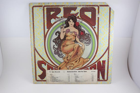 Vintage 1975 REO Speedwagon Vinyl LP: This Time We Mean It Promo Pressing