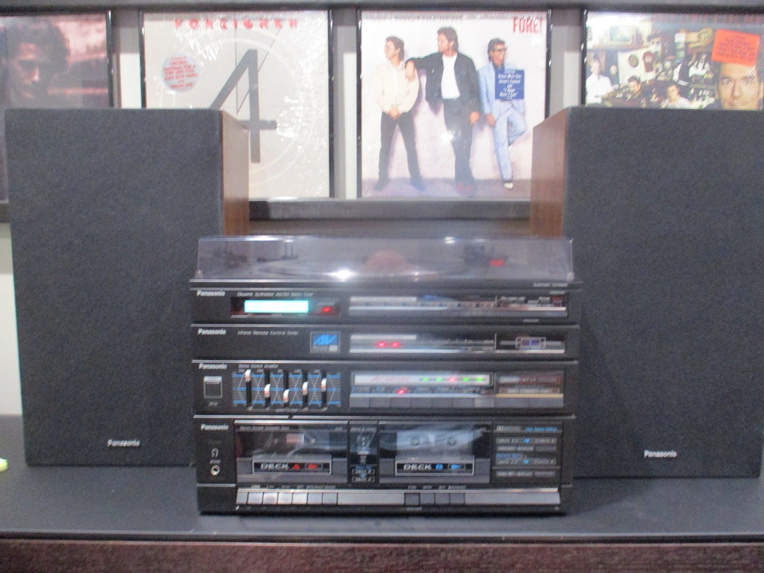 Vintage Panasonic Compact Audio System SGD36 Record Player Etsy