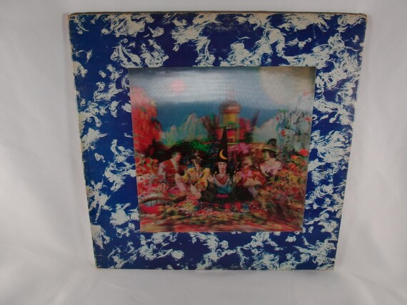 1967 Rolling Stones Vinyl LP Record Their Satanic Majesties Request Lenticular Cover EX