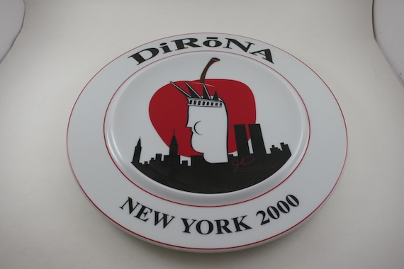 Vintage 2000 Di Rona Dirona Collectors Plate New York City 12 1/4 Inches