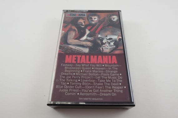 1985 Cassette Tape Metalmania Fastway Judas Priest More
