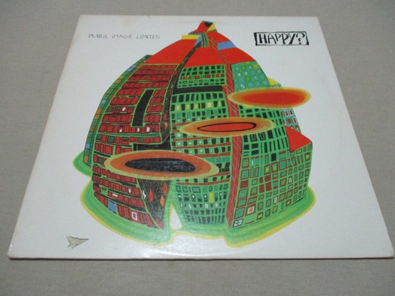 Vintage 1987 Vinyl LP Record Public Image Limited Happy? Near Mint Condition 69612