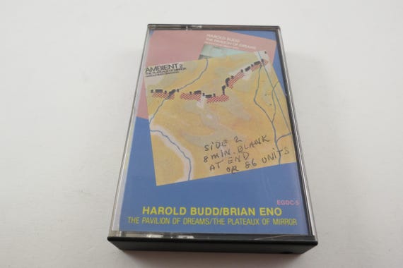 1980 Cassette Tape Harold Budd Brian Eno – The Pavilion Of Dreams The Plateaux Of Mirror