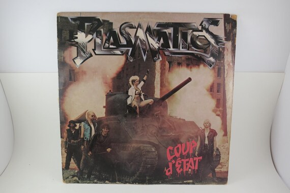 Vintage 1982 Vinyl LP Punk Rock Record Coup D'Etat Plasmatics Excellent Condition Original US Pressing 67774