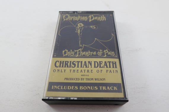 Vintage 1982 Goth Rock Cassette Tape Only Theatre of Pain Christian Death