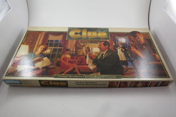 Vintage 1992 Paker Brothers Board Game No 45 Clue Classic Detective Game 100 Percent Complete Excellent Condition
