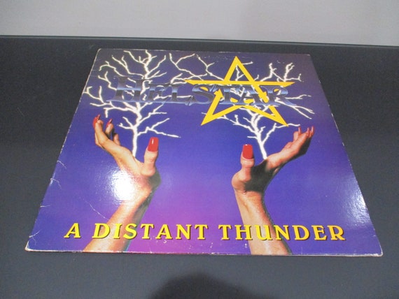 Vintage 1988 Heavy Metal Vinyl LP Record Helstar A Distant Thunder Near Mint Condition Original Pressing 65621
