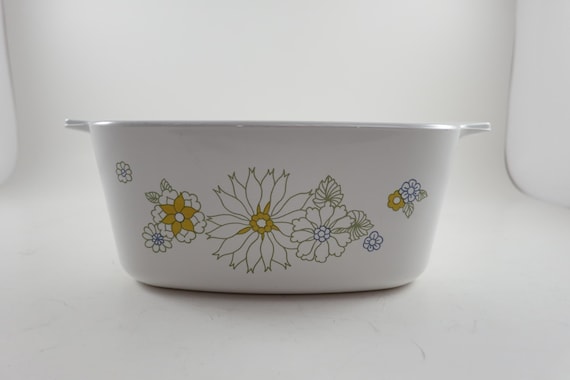 1972 Corning Ware A 1 1/2-B 3rd Edition Floral Bouquet 1 1/2 Quart Sauce Pan Excellent Condition