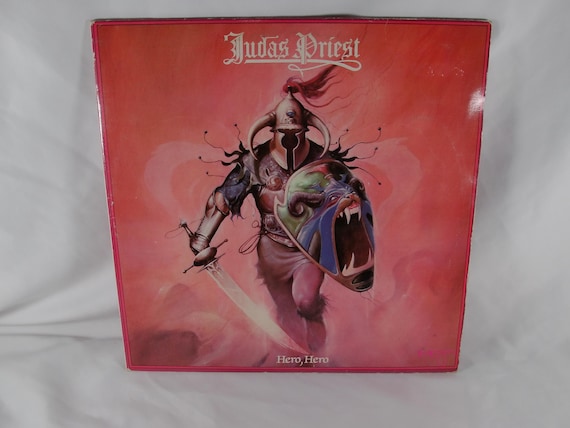 1981 Judas Priest 'Hero Hero' Vinyl LP Record Set VG/EX