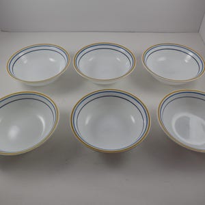 Vintage Corelle Casa Flora Fruit Bowls - Set of 6