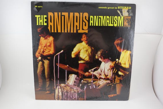 1966 Vinyl LP Record The Animals Animalism Stereo Version EX