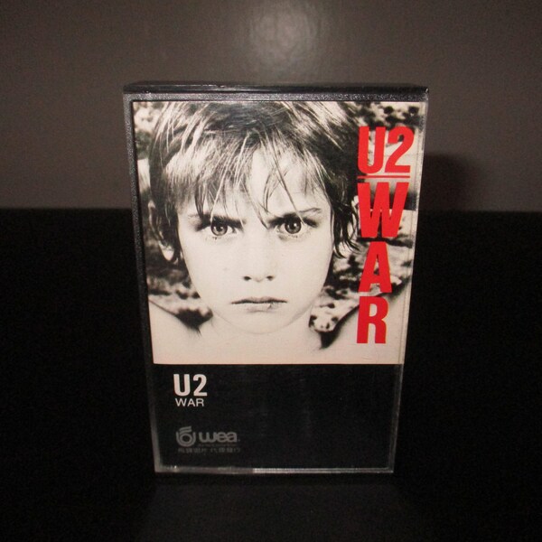 Vintage 1983 Cassette Tape War U2 Rare Taiwan Pressing Excellent Condition