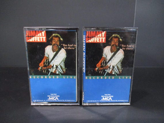 Vintage 1981 Cassette Tape Set You Had To Be There Jimmy Buffett Live Excellent Condition