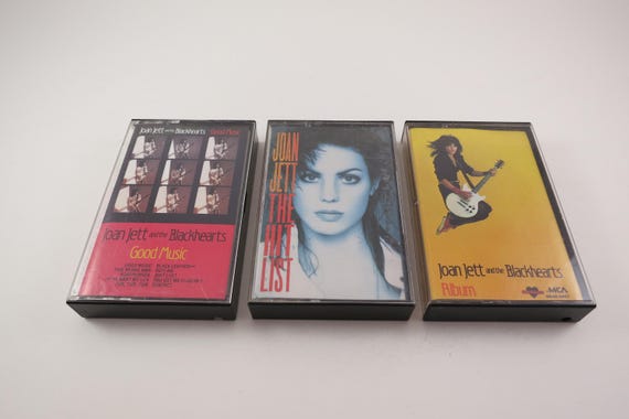 Vintage 1980's Joan Jett & The Blackhearts Cassette Tapes Excellent Condition Up Your Alley I Love Rock N Roll Hit List  Sold Individually