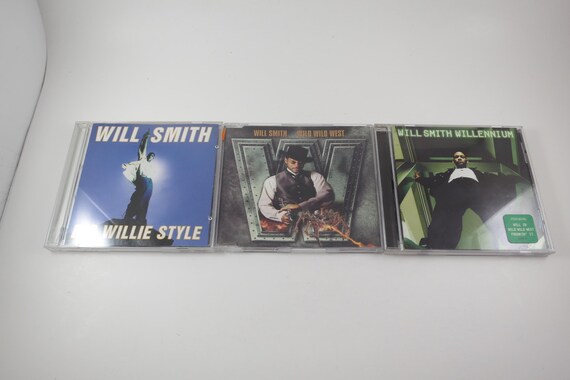 Vintage 1990's Will Smith CD's Big Willie Style  Willennium Wild Wild West Sold Individually