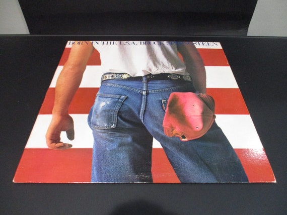 Vintage 1984 Vinyl LP Record Bruce Springsteen Born In the USA Excellent Condition Promo Stamp 67613