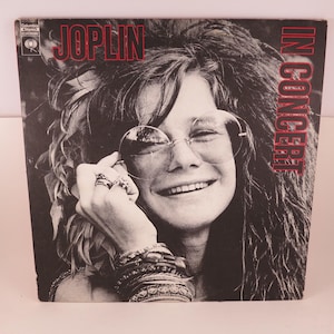 1972 LP Record Janice Joplin Joplin in Concert Excellent Condition 71579