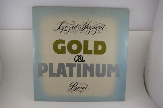 Vintage 1977 Vinyl LP Two Record Set Lynyrd Skynyrd Band Gold and Platinum EX