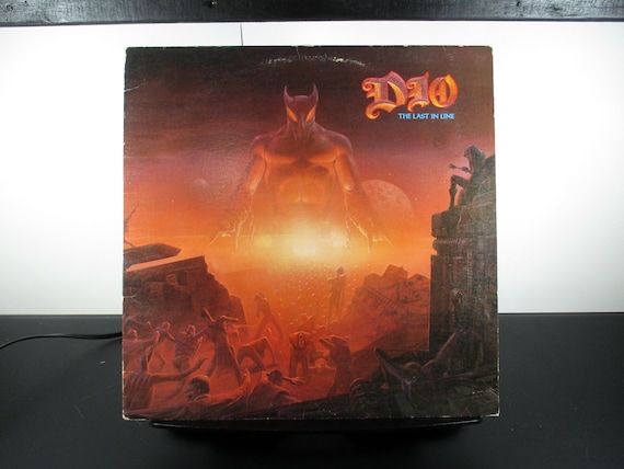 Vintage 1984 Dio Vinyl Record: The Last in Line, Original US Pressing