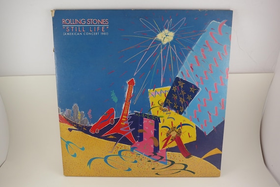 Vintage 1981 Rolling Stones Vinyl LP: Still Life American Concert